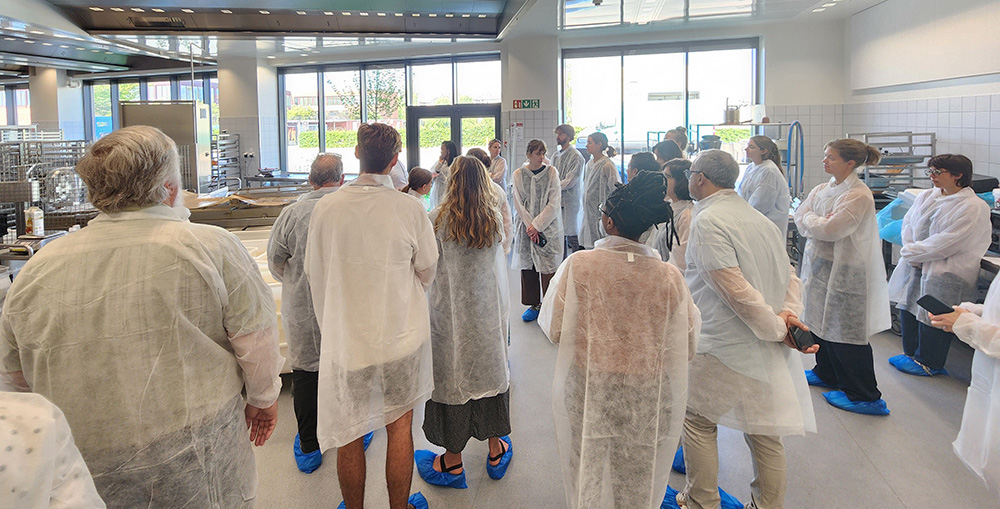 In-smocks2 People standing in smocks
